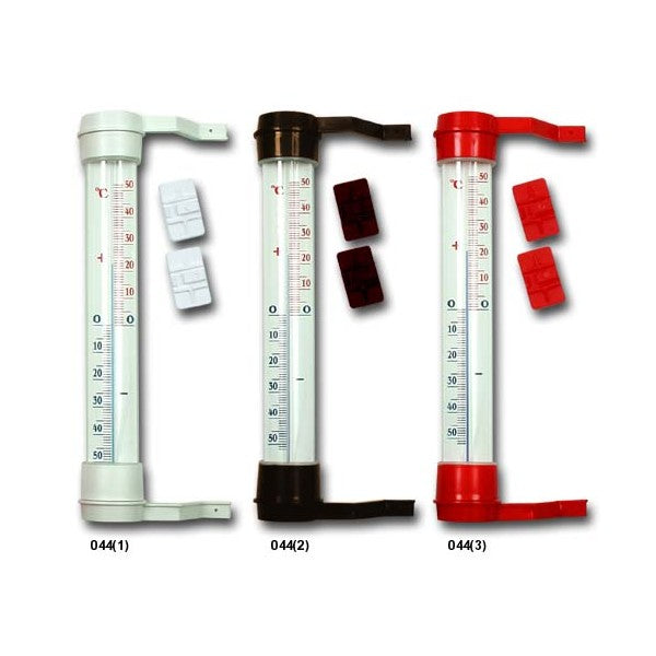 Oogthermometer 27cm bruin .