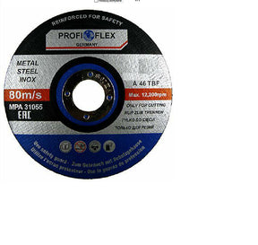 Silver metalen schild 230*1,8mm profi