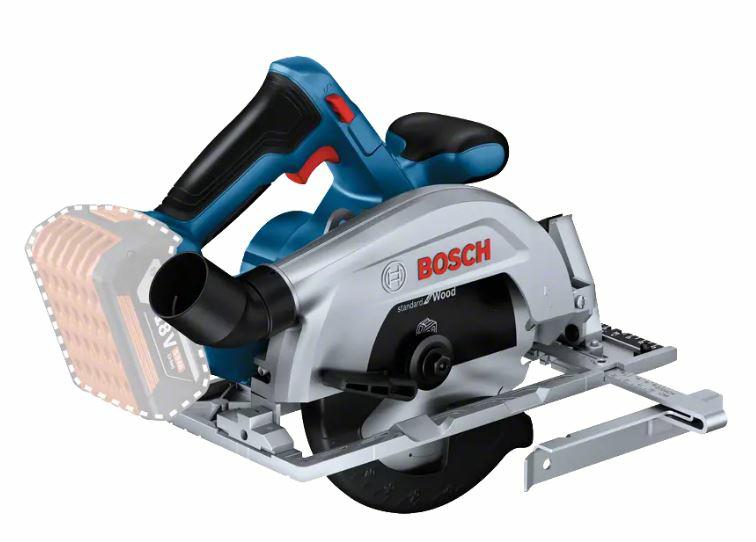 Bosch rondzaag gks 185-li 1x5,0ah 165mm