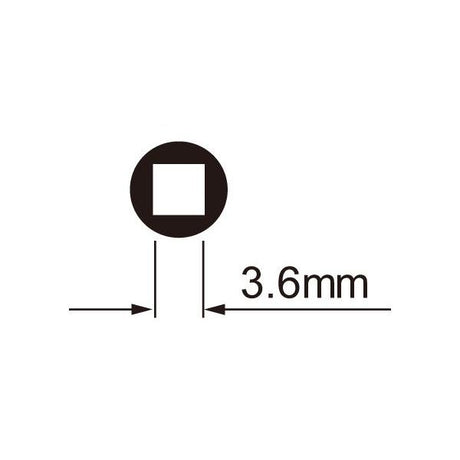 ICetoolz Spaak Nippelschlüssel 12D3 für 3,6 mm (Quadratnippel)