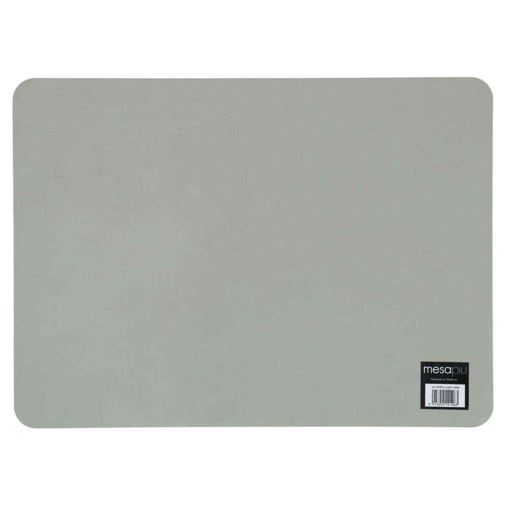 Sonstiges Tischset Lederoptik hellgrau 45x33 cm