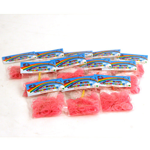 Loombands Loom Bands Perlrosa 200 Stück
