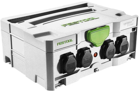 Festool Zubehör Festool sys-powerhub sys-ph 10 Meter Verlängerungskabel mit 5 Steckdosen im Systainer – 200231