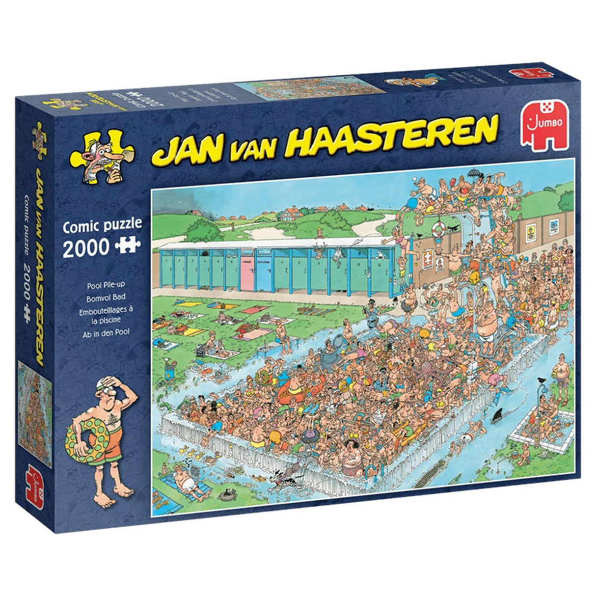 Jumbo JVH Puzzle verpackte Badewanne 2000 Teile