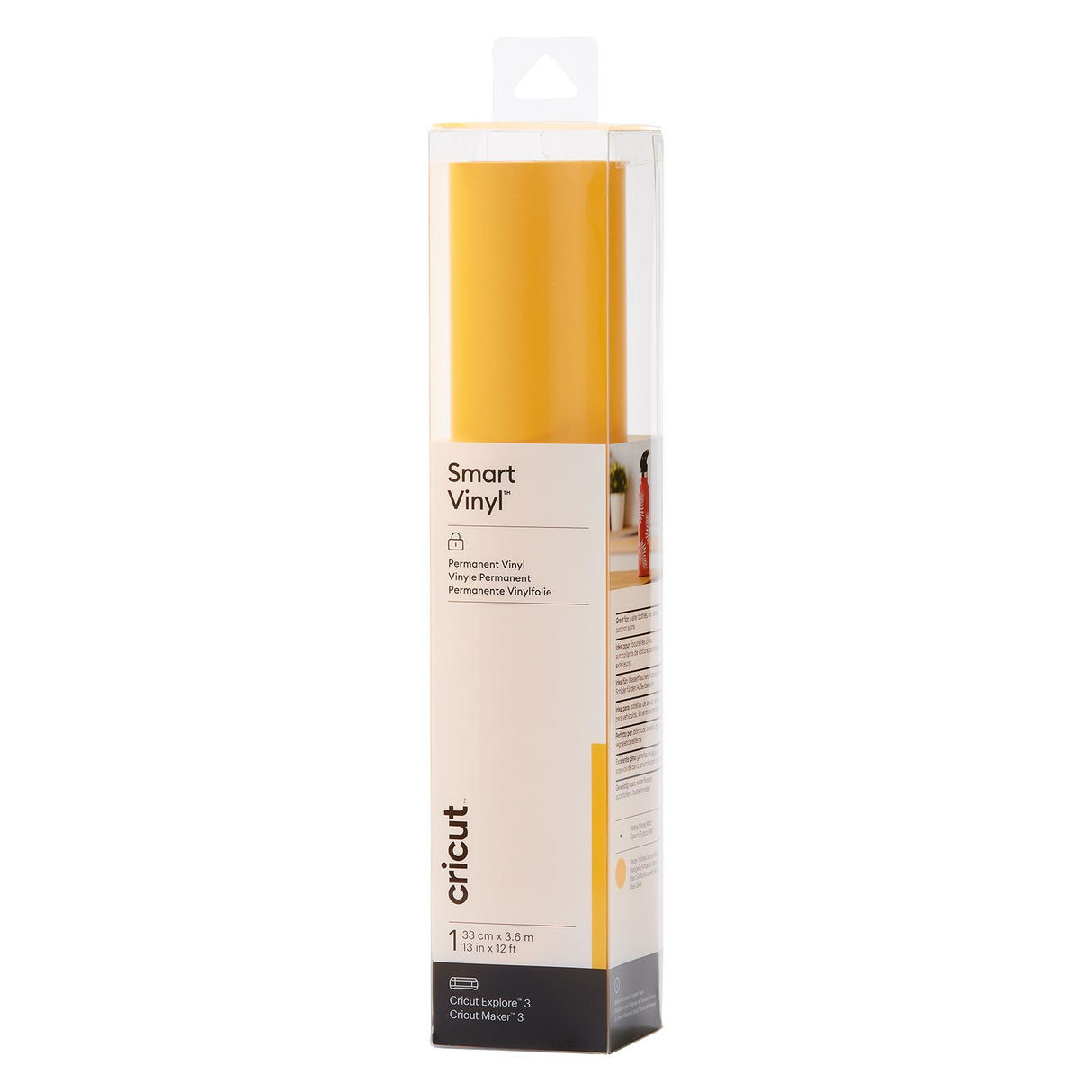 Cricut • Smart Vinyl permanent 360 x 33 cm maisgelb