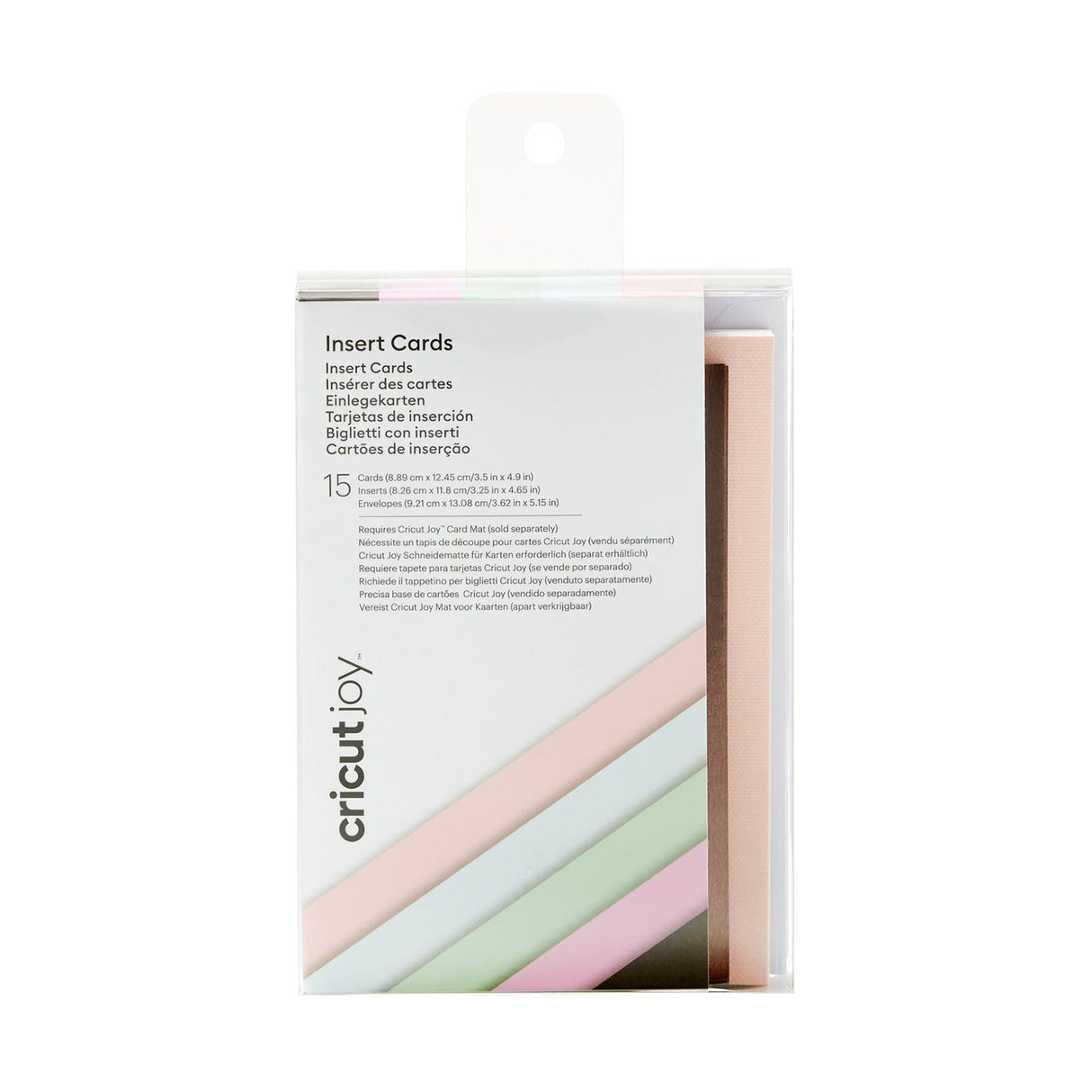 Cricut Joy • Einsteckkarten Macarons 12,45 x 8,89 cm, 15 Blatt