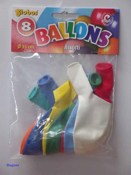 Globos Superballons ø35cm Beutel mit 8 Stück.