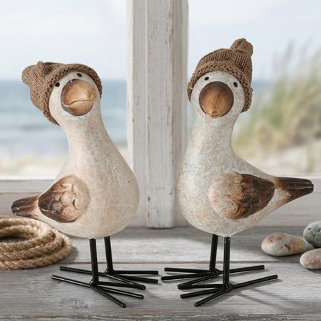 Boltze Home Möwe Simon Terrakotta 11x6xh18cm