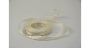 Satijnlint 15 mm x 25 mtr ivory