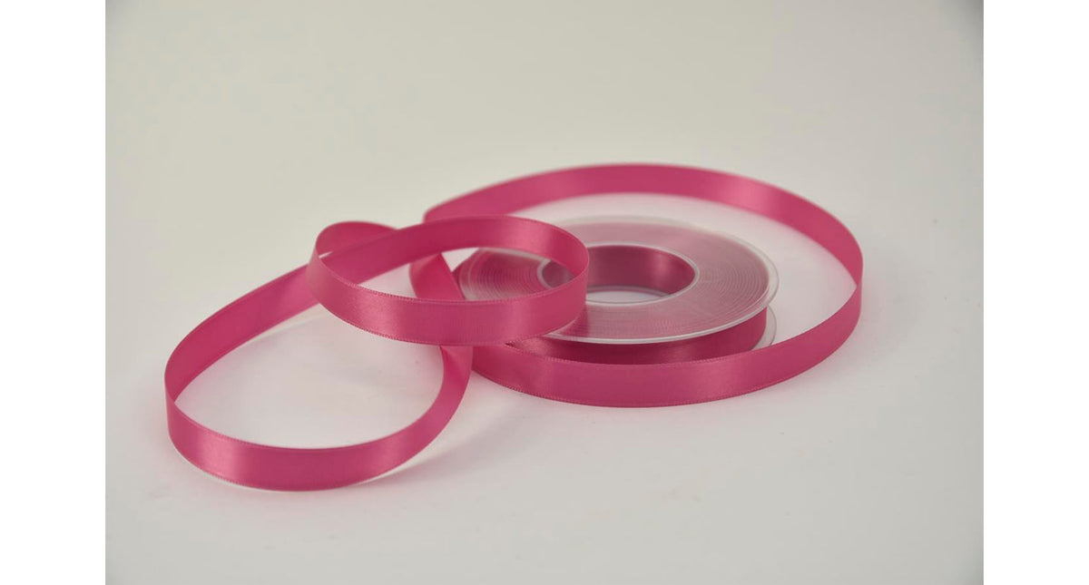 Satijnlint 15 mm x 25 mtr fuchsia