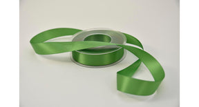 Satijnlint 25 mm x 25 mtr appelgroen