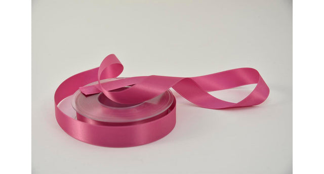 Satijnlint 25 mm x 25 mtr fuchsia