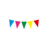Paperdreams party vlag - multi colour 10 meter pe polyetheen