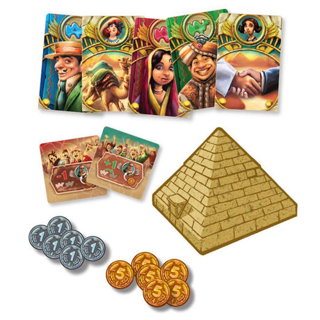 Asmodee eggertspiele Camel Up – Brettspiel Kamelrennen – Neuauflage mit 3D-Palme