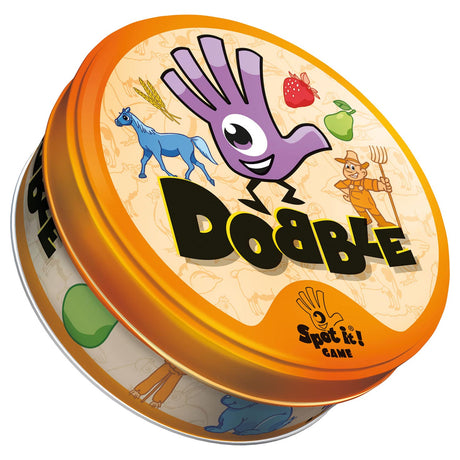 Dobble Farm Kartenspiel ab 4 Jahren 2-5 Spieler