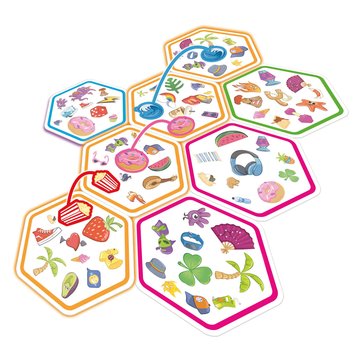 Zygomatic Brettspiel Studio Dobble Connect Kartenspiel