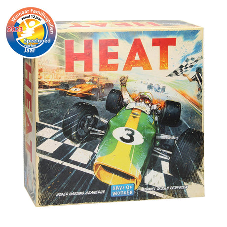 Days of Wonder Heat Brettspiel – – für echte Rennsportfans – ab 10 Jahren – strategisches Brettspiel