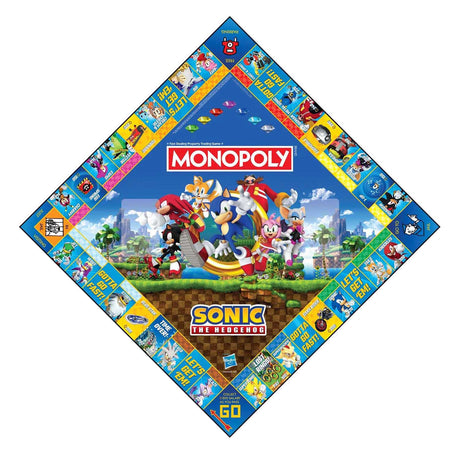 Winning Moves Monopoly – Brettspiel – Sonic – Englisch