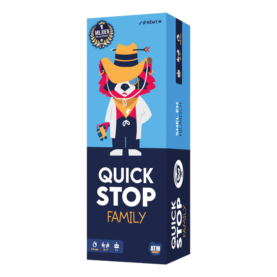 Asmodee Quickstop Family schnelles Kartenspiel (NL-Version)