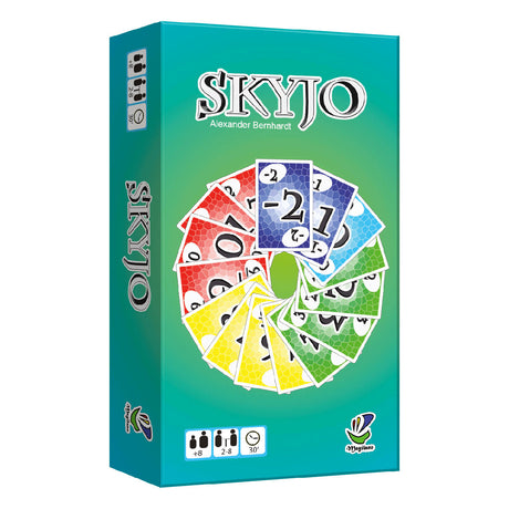Geronimo Games Skyjo Kartenspiel – Brettspiel – 2–8 Spieler – ab 8 Jahren – Magilano