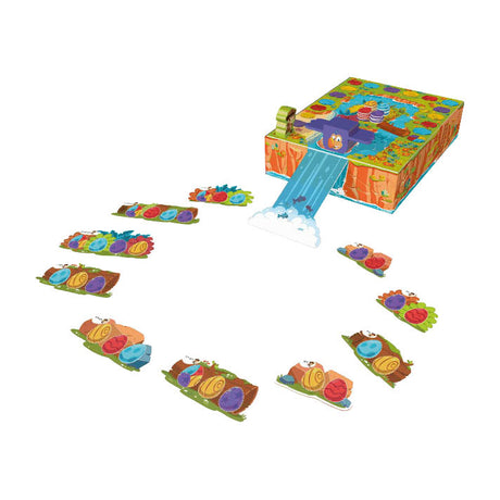 Geronimo Spiele Morris der Dodo - - Blau Orange - Kinderspiel - Brettspiel - geeignet ab 3 Jahren - 2-4 Spieler -