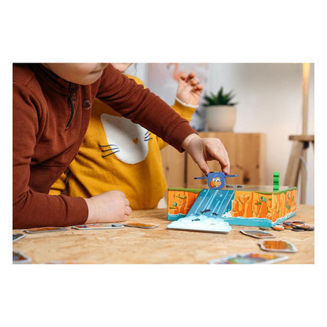 Geronimo Spiele Morris der Dodo - - Blau Orange - Kinderspiel - Brettspiel - geeignet ab 3 Jahren - 2-4 Spieler -