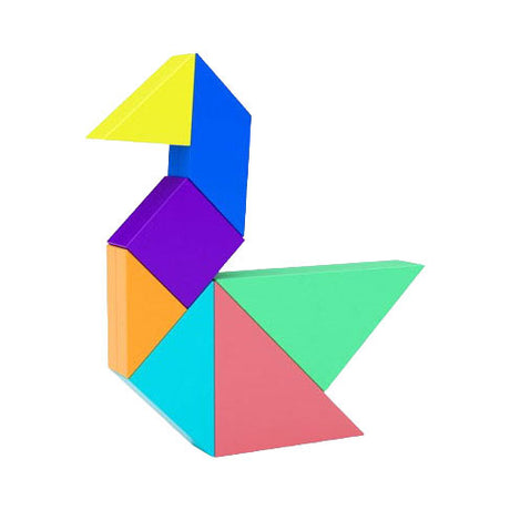 Geronimo games cayro magnetisch blokkenspel click clack tangram