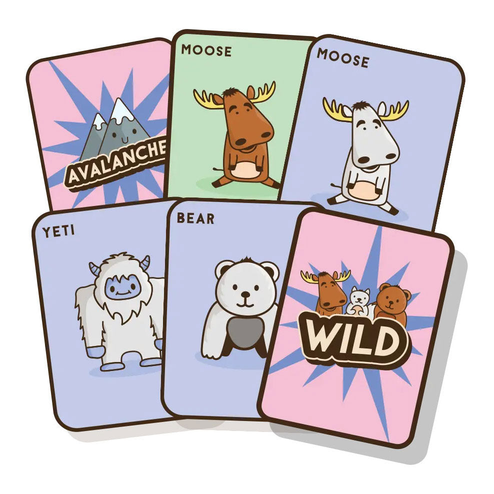 Geronimo games moose match mayhem - - partyspel - kaartspel - vanaf 7 jaar oud - van 3 tot 6 spelers