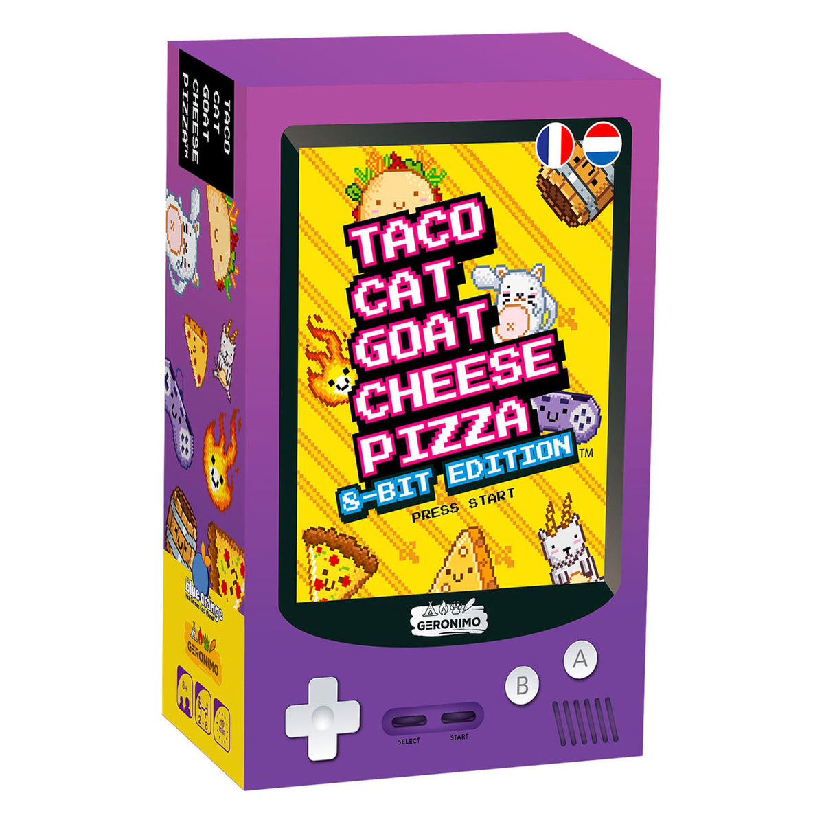 Geronimo-Spiele, Kartenspiel, Taco, Katze, Ziegenkäse, Pizza – 8-Bit-Edition