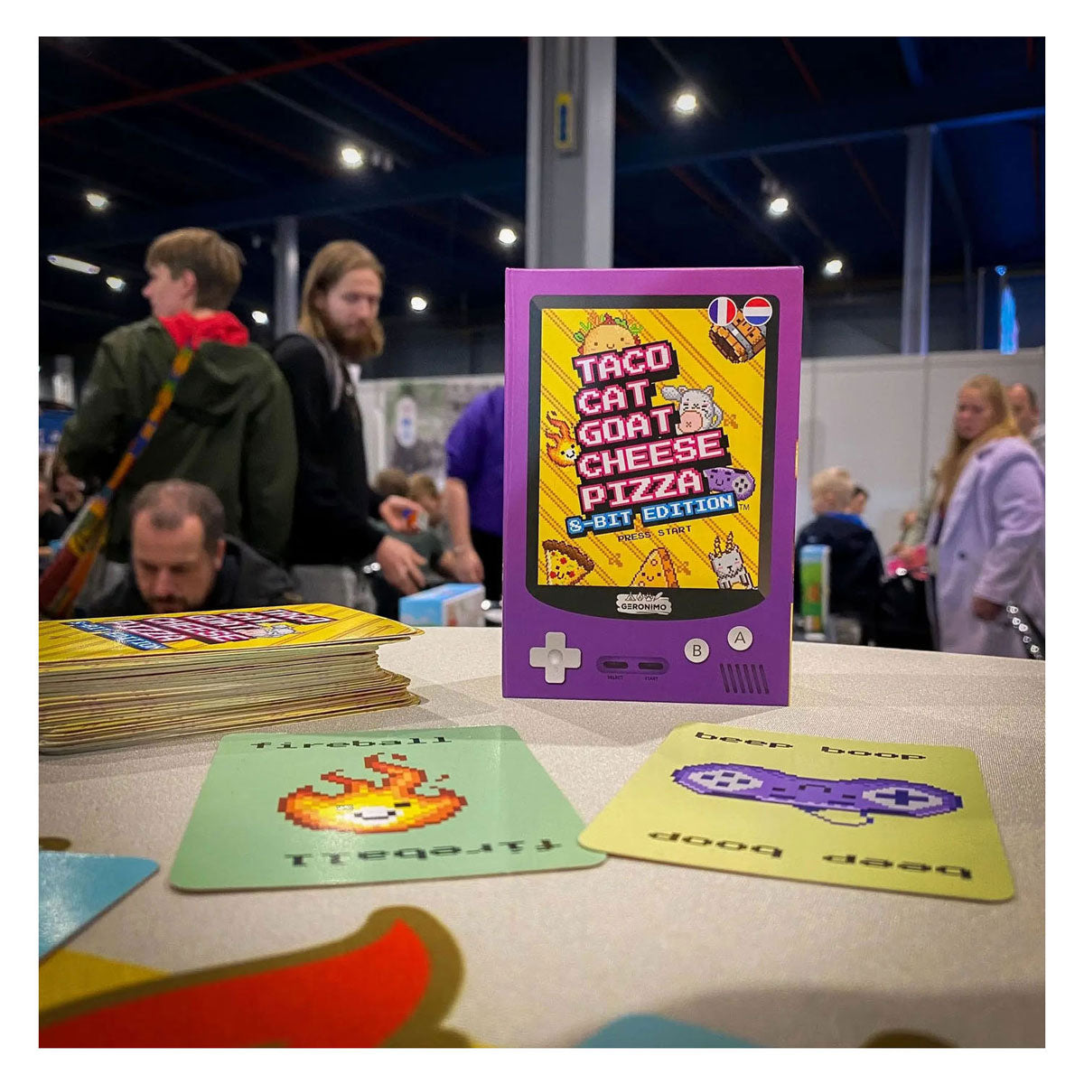 Geronimo-Spiele, Kartenspiel, Taco, Katze, Ziegenkäse, Pizza – 8-Bit-Edition
