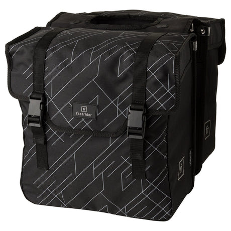 Abi Fastrider Dex Doppel-Fahrradtasche Basics Black