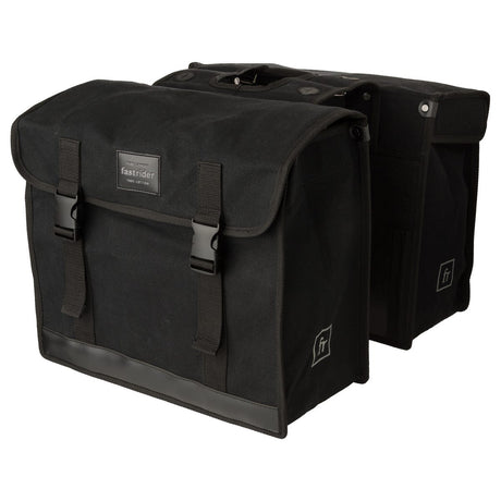 Fastrider canvas dubbele fietstas 47 liter basics