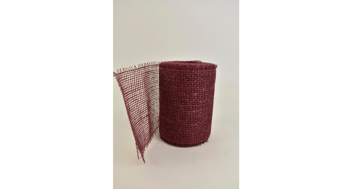 Rol jute 15cm 10mtr raspberry