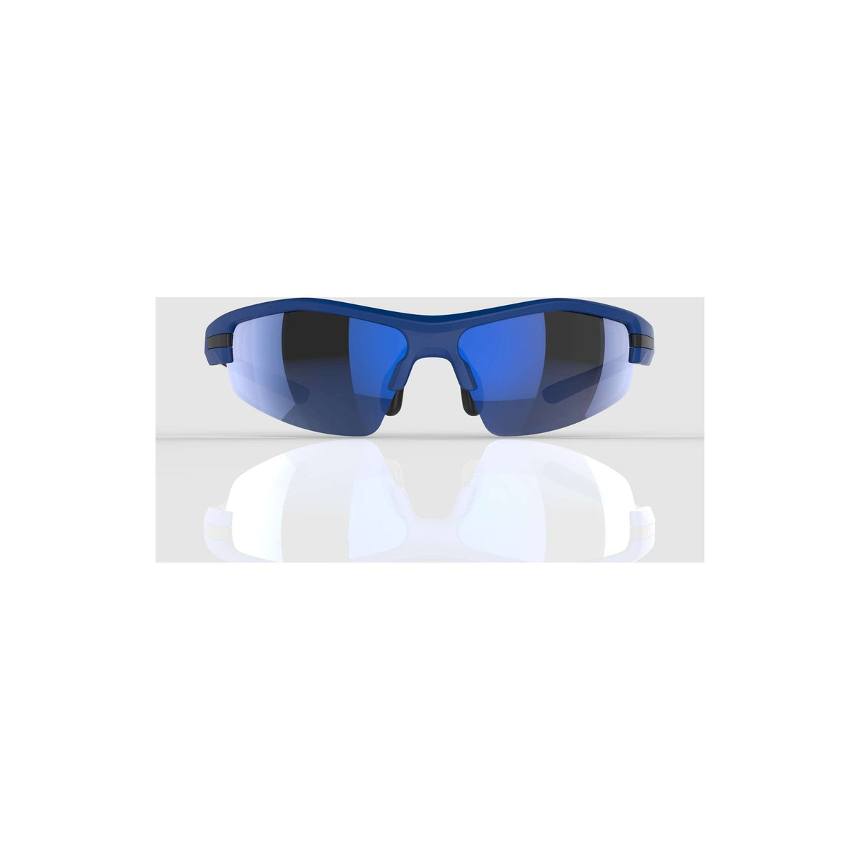 Mirage Sonnenbrille Sport mit 3 Paar Linsen blau schwarz