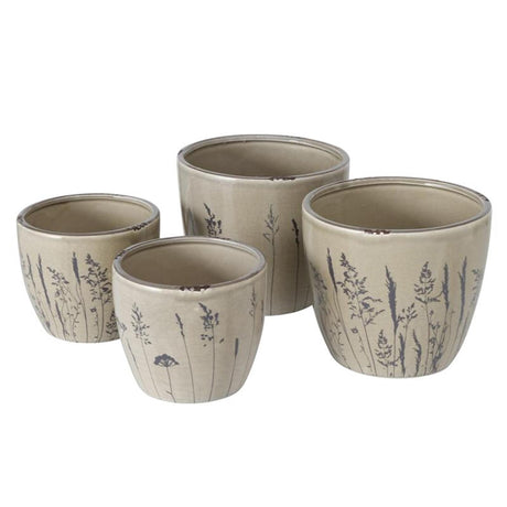 Boltze Home Blumentopf-Set a 2 H11 und 14cm