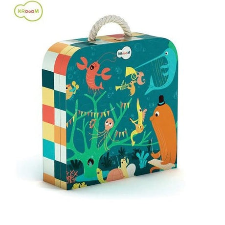 Dam Kroom stabiles Papppuzzle im Koffer – 45 Teile