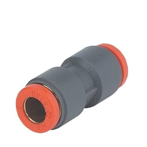 Metallbau-Steckkupplung gerade 6mm r19 | 10 Stück