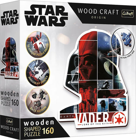 Star Wars Holzpuzzle Darth Vader 160 Teile