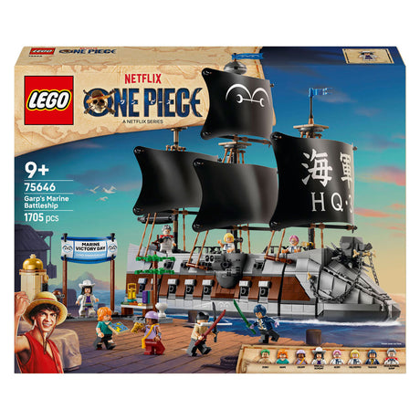 Lego one piece het slagschip van garp