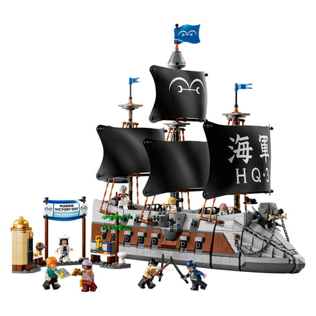 Lego one piece het slagschip van garp