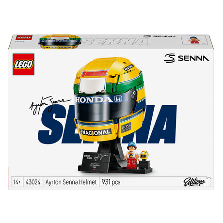 Lego editions helm van ayrton senna f1 auto helm bouwpakket voor kinderen en tieners 43024