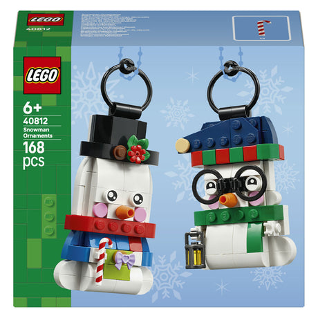 Lego kerst 40812 - sneeuwpopornamenten