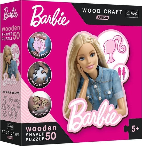 Oku Barbie Holzpuzzle Junior mit 50 Holzteilen