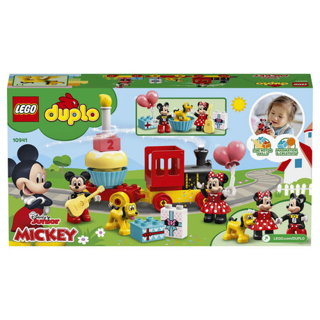 Lego Duplo Disney Mickey Minnie Geburtstagszug, baubares Spielzeug für Kleinkinder 10941