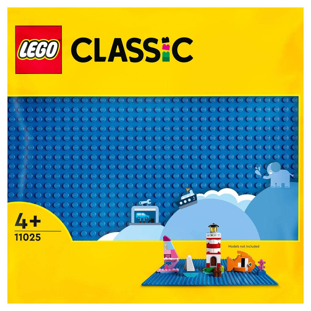 Lego klassische blaue Bauplatte – 11025