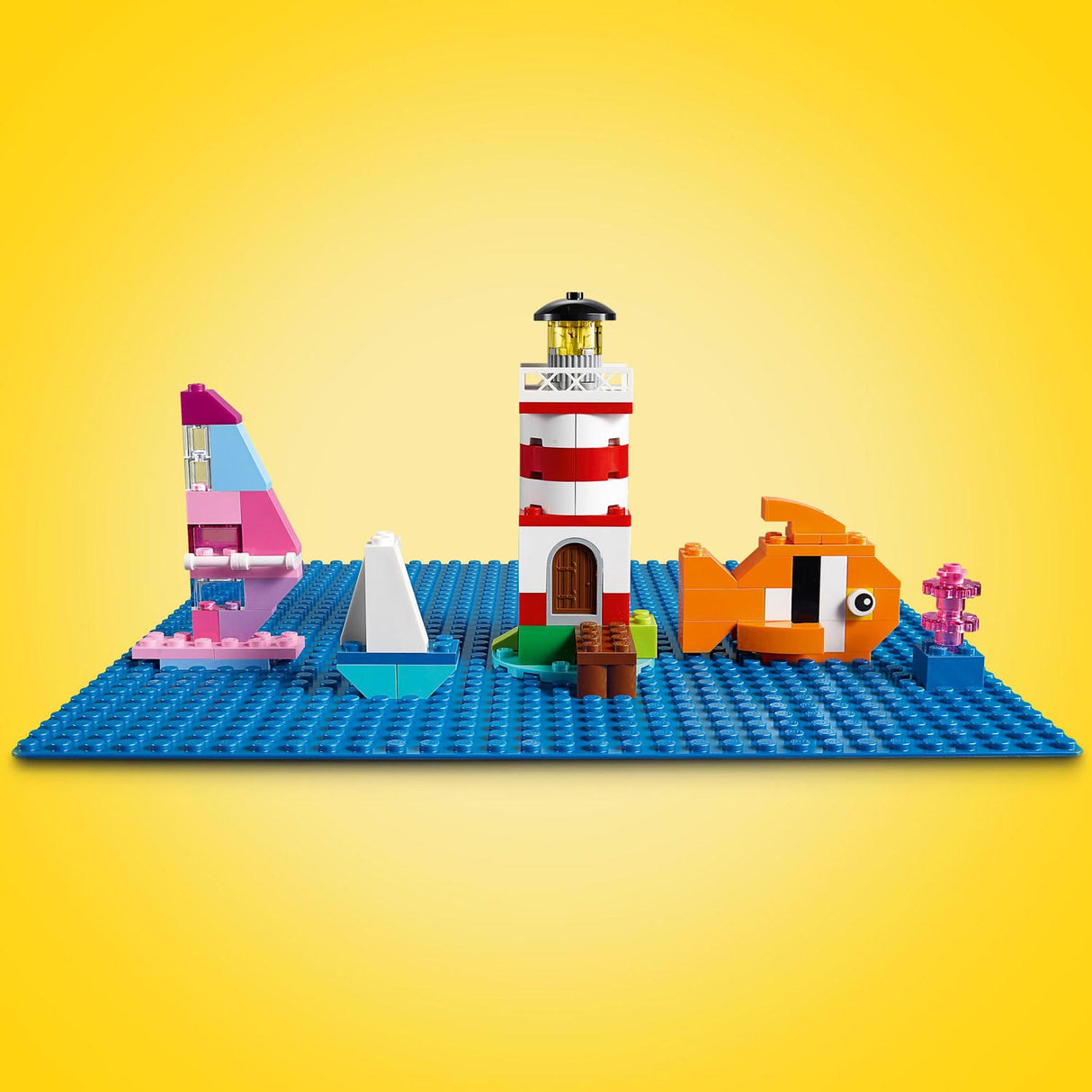 Lego klassische blaue Bauplatte – 11025