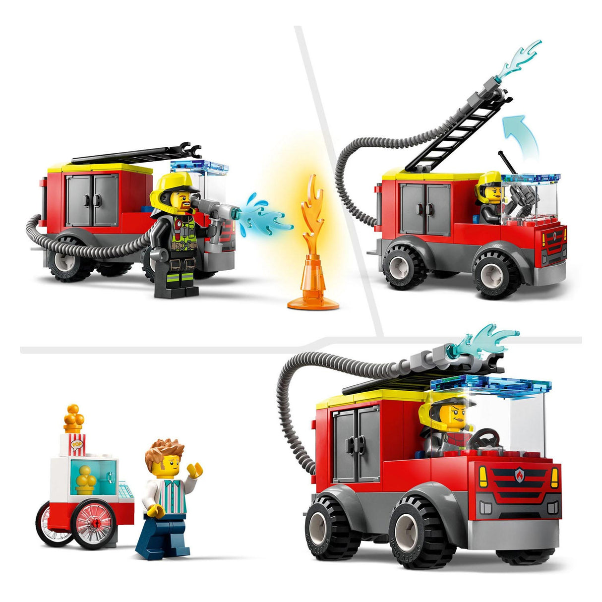 Lego City 60375 Feuerwache und Feuerwehrauto