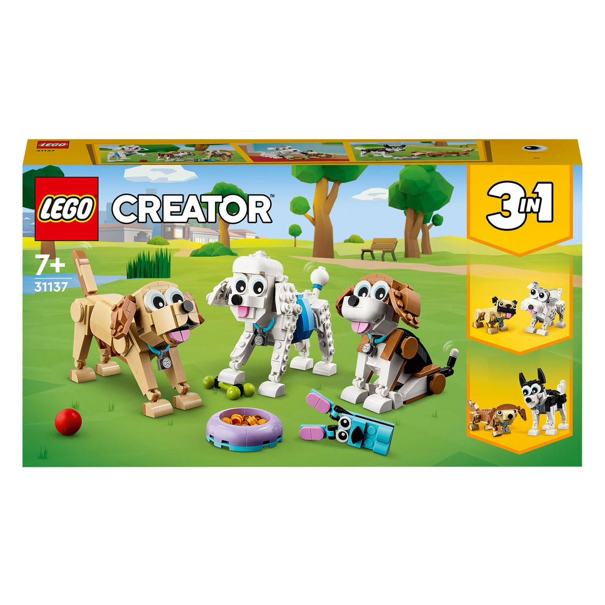 Lego Creator 31137 süße Hunde