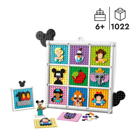 Lego Disney – 100 Jahre Disney-Animationsfiguren, Konstruktionsspielzeug (43221)