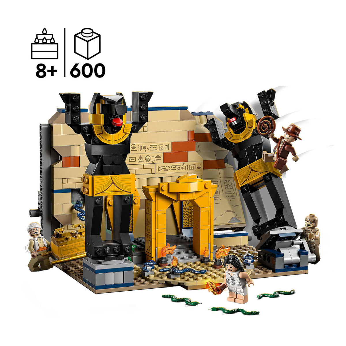 Lego Indiana Jones – Flucht aus dem verborgenen Grab – Konstruktionsspielzeug (77013)